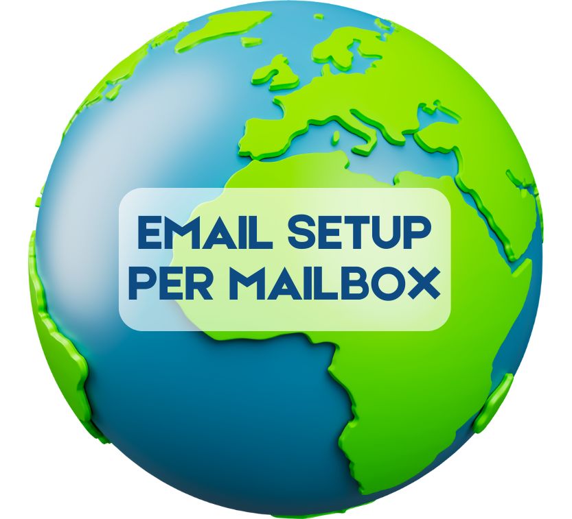 Email Setup per mailbox